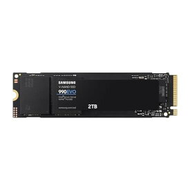 Samsung 990 EVO 2TB PCIe Gen 4.0 ×4 NVMe M.2 (2280) 最大 5,000MB/秒 内蔵 SSD MZ-V9E2T0B-IT/EC 国内正規保証品
