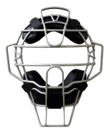 HI-GOLD(ハイゴールド) 超軽量 硬式野球用マスク(スロートガード一体型) M-765K ブラック×シルバー