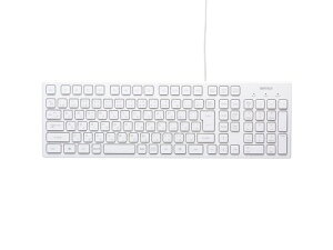 �o�b�t�@���[ BUFFALO USB�ڑ� �L���X�^�C���b�V���L�[�{�[�h �z���C�g BSKBU15WH