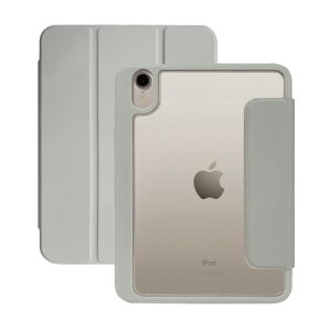 iPad mini ��7���� 2024 A17 Pro / ��6���� 2021 �p �}�O�l�b�g ������ �Ռ��z���P�[�X �O���[ Z9454