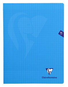 �N���[���t�H���e�[�k �m�[�g �t�����X�r�~���W�X �z�`�L�X���߃m�[�g 24x32cm 96�y�[�W �u���[ 90g/m2 PP�\�t�g�J�o�[�t�� PEFC�F�؎擾 Clairefontaine cf323361