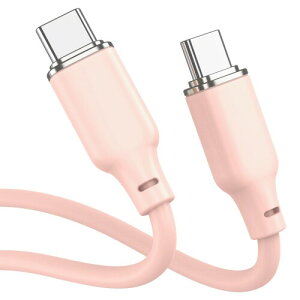 ALL CANDY USB-C �� USB-C �P�[�u�� ���Ȃ₩�ŏ_�炩���A���݂Â炢�V���R���f�� PD�Ή� 60W iPhone16e/16/15/Macbook Pro/Air/iPad/Galaxy/Pixel Android�e��/�m�[�g�p�\�R��/Nintendo Switch���ɑΉ� ���x�Z���T�[