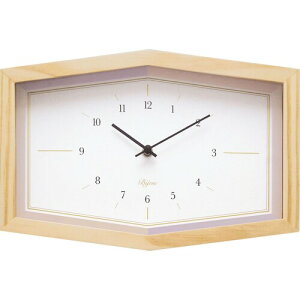 �G���R�~���[�� �Ǌ|�����v Bijou Wall Clock Amethyst WCL-018