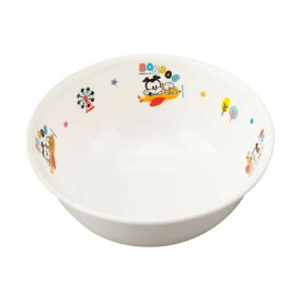 台和 子供用 食器 ボウル 深皿 440ml 直径13.7×高さ5.5cm プラスチック製 食洗機対応 保管庫対応 給食 13cm ボール 日本製 リトルボブドッグ MC-70-LBD