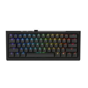 Ducky One X Mini 60% �����Q�[�~���O�L�[�{�[�h �u���b�N ���s�b�h�g���K�[���� �R���p�N�g 61�L�[ US�z�� �U�����X�C�b�`�̗p DKON2461AST3-DAUSPDOECL1AS4 KB0928