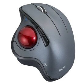 ナカバヤシ Digio2トラックボールマウス 角度可変 Bluetooth5.0 5ボタン 光学式 グレー