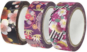 �J�~�C�\�Y�� ���{�� �}�X�L���O�e�[�v �a�� kimono��3�� (�Ύȍ��E�ᏼ�|�E�g���~)�Z�b�g ��15mm×7m�� GR-0517