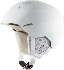 アルピナ スキースノーボードヘルメット 大人用 マットカラー サイズ調整可 開閉式ベンチレーション GRAND ホワイト/プロセッコマット 57-61 cm