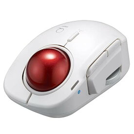 ナカバヤシ(Nakabayashi) Digio2 トラックボールマウス 小型 Bluetooth 5ボタン レーザー式 人差し指 ホワイト