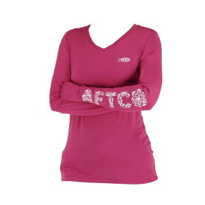 �A�t�R(Aftco) ���f�B�[�X �W�O�t�B�b�V�� �p�t�H�[�}���X LS �V���c �J�[�}�C�� L�T�C�Y (Women's Jigfish Performance LS Shirt Carmine M) W61108