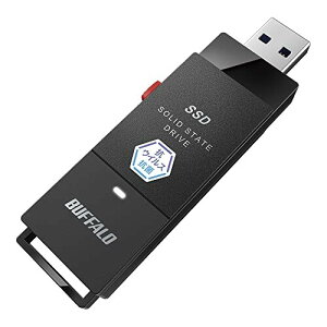 obt@[ BUFFALO RECXRۃ|[^uSSD USB3.2(Gen1) TypeA XeBbN SSDPUTVB1.0U3B/N