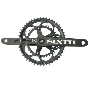 SIXTHcomponents(�V�b�N�X�R���|�[�l���c) 3pc Compact Crank set 50/34T 165mm Black