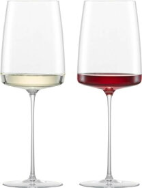ツヴィーゼル グラス（ZWIESEL GLAS） ワイングラス シンプリファイ 白赤ワイン兼用 軽やかで溌溂としたワイン 2個ペア ハンドメイド m122057