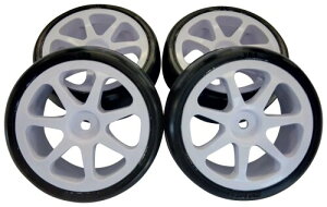 RUSH TIRE VR3 24X AX yellow Seven white PREGLUEDTIRE RU-0866a