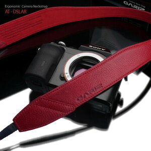 GARIZ Italian Leathere with Alcantara �J�����l�b�N�X�g���b�v AT-DSLAR Ergonomic Camera Neckstrap (���b�h)
