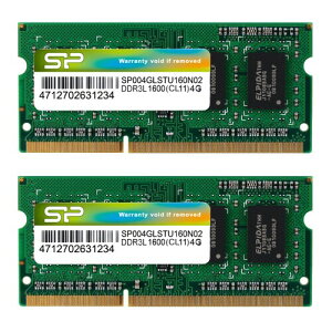 SP Silicon PowerVRp[ m[gPCp 1.35V (d) DDR3L 1600 PC3L-12800 4GB×2 204Pin Mac Ή SP008GLSTU160N22