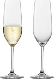 ツヴィーゼル グラス(ZWIESEL GLAS) シャンパングラス 割れにくい ヴィーニャ シャンパン・スパークリングワイン用 フルートシャンパン 2個ペア マシンメイド m110488