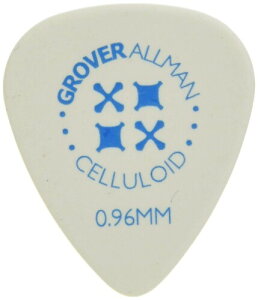 Grover Allman �M�^�[�s�b�N Celluloid, White, Standard, 0.96mm 10��