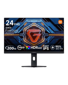Xiaomi �Q�[�~���O���j�^�[ G24i 2026 23.8�C���`�f�B�X�v���C Fast IPS LCD 1msGTG�������� 200Hz FreeSync�e�B�A�����O�h�~ sRGB99% HDR ��u���[���C�g�݌v Full HD 1920x1080 �`���g���� VESA�}�E���g�Ή� DP�|