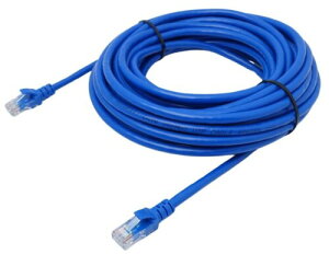KC SECURITY 50m (�u���[) CAT6 LAN�P�[�u�� PoE�Ή� ���S�̍����u�����h�i �m�C�Y�ɋ����P���d�l 1Gbps PoE�J������PC��LAN�ʐM�P�[�u���� 1000BASE-T UTP ���[RJ45�R�l�N�^�[ �ܐ܂�h�~�J�o�[�t Gigabit