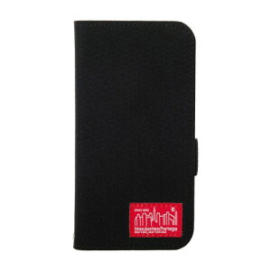 ManhattanPortage�i�}���n�b�^���|�[�e�[�W�jCORDURA NYLON Book Type Case BLACK iPhone17e iPhone16e ���p �蒠�^ �u���b�N iP16e-CD-BOOK