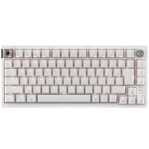 CORSAIR K65 PLUS WIRELESS �Q�[�~���O�L�[�{�[�h 75% �z�� RGB ���J�j�J�� ? �v�����u MLX Red v2 ���j�A�X�C�b�`, �z�b�g�X���b�v�Ή�, �z���݌v ? Mac/iPad/PC/PS5/PS4/Xbox ? ���{��z�� ? �t���X�g�z