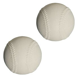 コクサイ(Kokusai) キャッチボール ハンドベースボール 三角ベース 野球ゲーム ボール KSふわふわボールN白 硬球タイプ 2個
