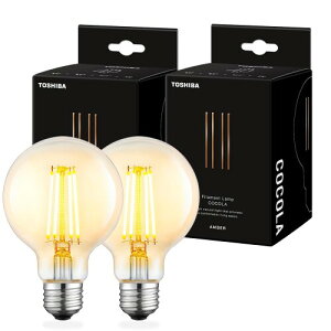 TOSHIBA(����) �t�B�������g LED�d�� E26 G�` 60W���� �A���o�[ ��i����20,000���� ������ �L�z�� �d���F �����Ή� ���S�ۏ� 2P LDG7L22-D-G/DA60V1EP2