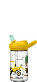 キャメルバック エディプラス キッズ トライタン 400ml ハリキリトラクター ウォーターボトル 水筒 軽量 コンパクト 食洗機対応 子ども