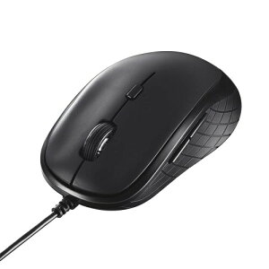 �o�b�t�@���[ USB �}�E�X �L�� 5�{�^�� DPI�ؑ� BlueLED �u���b�N BSMBU315BK