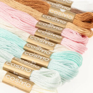 LECIEN(���V�A��)�h���イ��12�{�Z�b�g �R�X��(Cosmo) Thread assorted pack by Nicki Franklin No.162400-14
