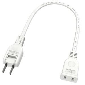 �L���`(Kimoc) �����R�[�h 0.3m �Z�� �z���C�g �R���Z���g 1�� �X�C���O�v���O �d�������R�[�h 15A 1500W 30cm �΍З\�h�≏�L���b�v�t�� AC�A�_�v�^�p �ϊ� �ϔM �_� �ϋv �������� �z�� �R