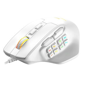 Red samurai �L���Q�[�~���O�}�E�X �� 15�{�^�� MMO/FPS�Ή� 12400DPI RGB���C�g �J�X�^�}�C�Y�\ �v���O�����L�[���� �z���C�g