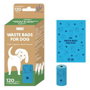 HUG WASTE BAGS FOR DOG 񂿑 120 u[ x_[̍ 22×32cm 120ܓ(1[ 15Av8[)