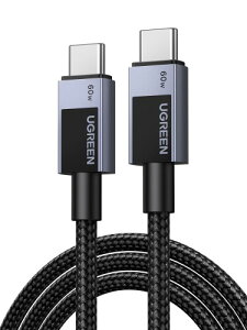 UGREEN USB-C  USB-C P[u 60W PD/PPS}[dΉ 480Mbps PD3.0 oht ȃXeXnEWOEjbPbL iC҂ gی ϋvEp iPhone 16 Galaxy Xperia iPad
