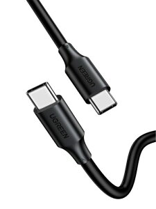 UGREEN USB Type C �P�[�u��E-Marker�`�b�v���� 480Mbps�f�[�^�]�� iPhone15/Galaxy S24/MacBook/iPad Pro/Xperia���Ή� �u���b�N 2m