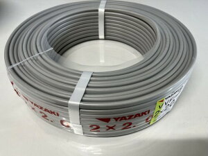 ��� 600V�r�j���≏ �r�j���V�[�X�P�[�u�� VVF2×2.0mm 100m VVF2X2.0