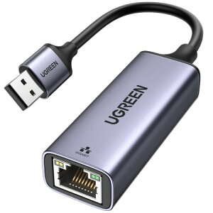 UGREEN �L��LAN�A�_�v�^�[ USB LAN 1000Mbps���� Switch�ɓK�p USB3.0 to RJ45 Windows/Mac OS�Ή� �M�K�r�b�g�C�[�T�l�b�g �A���~�P�[�X �Q�[�~���O �l�b�g��c�ɓK�p