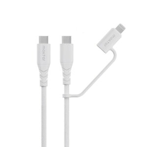 Maktar (}N^[) ҂ݍݎ 2-in-1 USB-C to USB-C/LightningiCgjOj P[u MFiF ϋv PDΉ 60W/3A iPhone/Android eΉ (1.2m zCg)