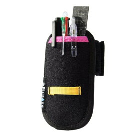 Plusone(プラスワン) SP-62 作業着Like アームバンド ペンホルダー ペン マジック カッター 収納 白衣 シャツ 汚れ防止 (ブラック)