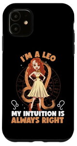 ���q��: I'm A Leo - My Intuition Is Always Right �X�}�z�P�[�X iPhone 11 �p