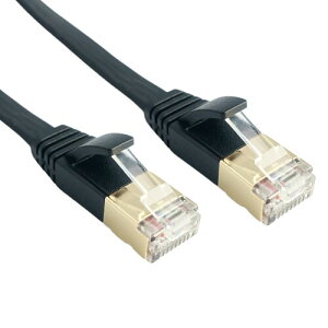 KC SECURITY CAT7 25m �t���b�gLAN�P�[�u��(�u���b�N) ����2mm ������10GBASE-T 600MHz 10Gbps �J�e�S���[7 �V�[���h RJ45 �ܐ܂�h�~ ���炩 �X���� �u���b�N �p�\�R����n�u�A���[�^�[����LAN�ʐM�P�[