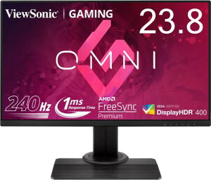 ViewSonic r[\jbNWp 23.8C` Q[~Oj^[ XG2431 (240Hz/tHD/IPS/DisplayHDR 400/1ms/AMD FreeSyncTM Premium/Blur Busters 2.0 F//HDMI,DP,USB/tbJ[t[/u[Cg