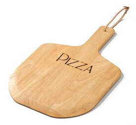 スワンソン商事 ピザボード ピザピール 木製 ラバーウッド ナチュラル M カッティングボード ピザ皿 ピザパドル PZ-103