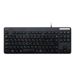 �G���R�� �L�[�{�[�h �L�� �����u���� ���^ �R���p�N�g�L�[�{�[�h �u���b�N TK-FCM107XBK