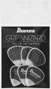 Ibanez 滑り止め素材を使用したピック Grip Wizard Series Sand Grip Pick PA16HSG-WH WHITE
