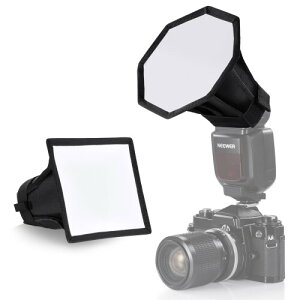 NEEWER �V�Ńt���b�V���f�B�t���[�U�[ 2�p�b�N(15cm���p�`�A15x12.5cm�����`) �X�s�[�h���C�g�\�t�g�{�b�N�X �܂肽���� Z2 Z1 V1 ���E���h�w�b�h�t���b�V���p �R���p�`�u�� Godox�t���b�V�� NS5P