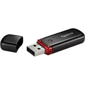 Apacer �A�y�C�T�[ USB������ 32GB USB2.0 AH333 �u���b�N AP32GAH333B-1