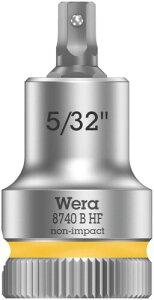 WERA ���F�� �����p3/8DR Hex-Plus�r�b�g�\�P�b�g ��[�T�C�Y5/32inch �S��35mm 003083