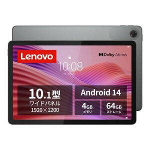 Lenovo Tab �^�u���b�g (10.1�C���` ���C�h �p�l�� MediaTek Helio G85 �v���Z�b�T�[ 4GB 64GB Wi-Fi���f��) ���i�O���[ ZAEH0063JP